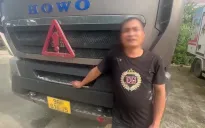 Phát hiện tài xế xe đầu kéo dương tính ma túy, không bằng lái, chạy sai tuyến