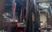 Hưng Yên: Cháy lớn ở di tích quốc gia chùa Báo Quốc