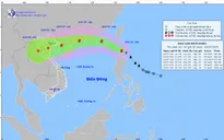 Bão Wipha mạnh lên khi vào Biển Đông