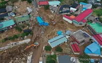 Số người thiệt mạng do mưa lũ ở Hàn Quốc tăng lên 17