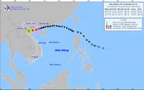 Bão số 3 giật cấp 13, cách Quảng Ninh 140 km, cách Hải Phòng 70 km