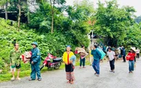 Nghệ An: Xã biên giới di dời khẩn cấp 19 hộ dân do nguy cơ sạt lở núi