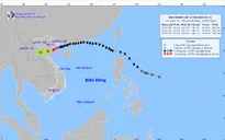 Bão số 3 giật cấp 12, áp sát bờ biển Hải Phòng - Ninh Bình