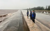 Ninh Bình: Mưa lớn trên diện rộng, nước sông đang dâng cao
