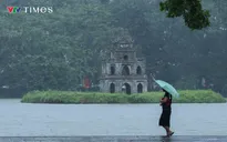 Bão số 3 gây mưa ngắt quãng tại Hà Nội, người dân không nên chủ quan