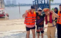 Kịp thời cứu một người nghi nhảy cầu Thăng Long