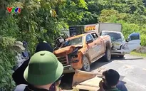 Khuyến cáo tài xế giữ khoảng cách, tốc độ khi di chuyển vào vùng lũ Nghệ An