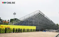 Toàn cảnh khán đài 30.000 chỗ phục vụ đại lễ Quốc khánh 2/9 tại Quảng trường Ba Đình