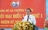 Trưởng Ban Tuyên giáo và Dân vận Nguyễn Trọng Nghĩa dự Đại hội Đảng bộ xã Thường Phước, tỉnh Đồng Tháp