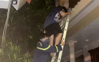 Cứu 5 người thoát khỏi đám cháy trong đêm