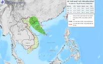 Áp thấp nhiệt đới trên vùng biển phía Tây Bắc đặc khu Hoàng Sa