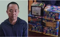 Bắt phụ xe khách cất giấu 10 kg pháo hoa trên xe