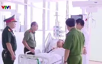Sức khỏe đại úy CSCĐ bị xe tông khi bảo vệ đêm tổng hợp luyện 2/9 hiện ra sao?