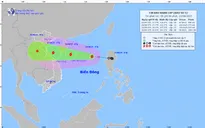 Áp thấp nhiệt đới trên Biển Đông mạnh lên thành bão số 5