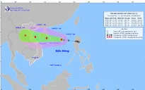 Bão số 5 giật cấp 11, Bắc Bộ, Thanh Hóa đến Huế sắp mưa lớn diện rộng