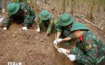 Phát hiện, quy tập 4 hài cốt liệt sĩ tại Khe Sanh