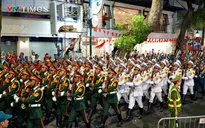 Hào hùng buổi Tổng hợp luyện diễu binh, diễu hành lần thứ 2 kỷ niệm 80 năm Quốc khánh 2/9
