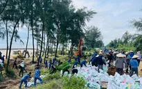 Hà Tĩnh huy động lực lượng gia cố đê