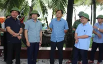 Thứ trưởng Bộ Nông nghiệp và Môi trường kiểm tra công tác ứng phó bão số 5 (Kajiki)