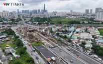 Dự án nút giao lớn nhất TP Hồ Chí Minh mới đạt 70% tiến độ