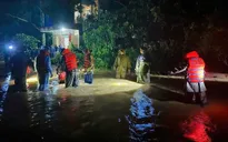 Mực nước trên các sông lên cao, Thanh Hóa liên tiếp phát lệnh báo động trên các sông