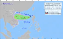 Áp thấp nhiệt đới gây biển động mạnh trên Biển Đông