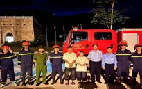 Hai du khách lạc trên dãy Tây Yên Tử được cứu sau 2 giờ tìm kiếm