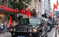 Dàn khí tài quân sự tham gia sơ duyệt A80 trên đường phố thủ đô