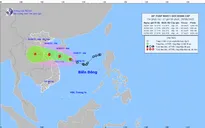 Áp thấp nhiệt đới cách Huế 450 km, Quảng Trị 590 km