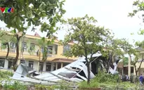 Trường lớp tan hoang sau bão số 5, Hà Tĩnh nỗ lực khắc phục để kịp khai giảng