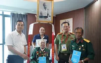 Cựu chiến binh xúc động khi được Công an TP Hà Nội hỗ trợ tham dự A80