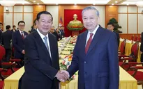 Tổng Bí thư Tô Lâm gặp Chủ tịch Đảng Nhân dân Campuchia