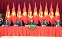 Tổng Bí thư Tô Lâm tiếp Trưởng đoàn chính đảng các nước