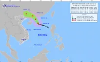 Bão số 7 giật cấp 13, di chuyển theo hướng Tây Bắc