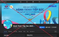 Giả danh tổ chức uy tín, lập fanpage tích xanh kêu gọi giải chạy từ thiện lừa đảo