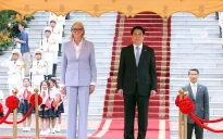 Chủ tịch nước Lương Cường chủ trì lễ đón cấp Nhà nước Toàn quyền Australia