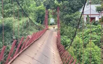 Cầu treo Tả Ngảo (Lào Cai) tuột dây cáp, 1 người thoát nạn trong gang tấc