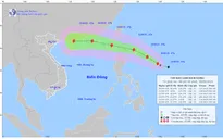 Bão Ragasa mạnh cấp 11, giật cấp 14 hướng vào Biển Đông