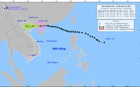 Trưa nay (25/9), bão số 9 đi vào đất liền Quảng Ninh