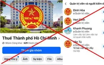 Cảnh giác trước trang facebook giả mạo cơ quan Thuế TP Hồ Chí Minh