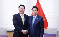 Chủ tịch nước Lương Cường tiếp Chủ tịch Tập đoàn SK Group của Hàn Quốc