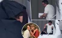 Taylor Swift đã hạ cánh xuống California để dự đám cưới của bạn thân Selena Gomez