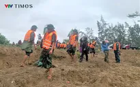 Bộ Quốc phòng và Cục Quản lý đê điều & PCTT đi kiểm tra công tác ứng phó bão số 10