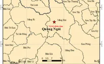 Liên tiếp 4 trận động đất tại Quảng Ngãi, mạnh nhất 3,6 độ richter