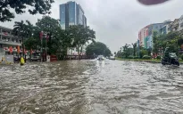 Hà Nội báo động lũ sông Tích, sông Bùi