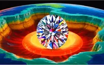 Kim cương hé lộ bí mật hóa học ẩn sâu trong lòng Trái đất