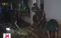 Lào Cai: Quân đội, công an xuyên đêm ứng cứu, hỗ trợ người dân vùng ngập lũ
