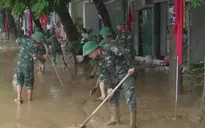 Lào Cai khẩn trương dọn dẹp, khắc phục thiệt hại sau khi nước rút