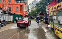 Sáng 1/10, Hà Nội vẫn còn nhiều điểm ngập úng