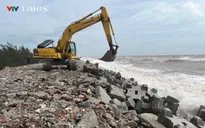 Ninh Bình khẩn trương khắc phục sự cố đê điều trước bão Matmo